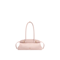 Jw Pei Arden Faux Suede Belt Detail East West Shoulder Bag Pink