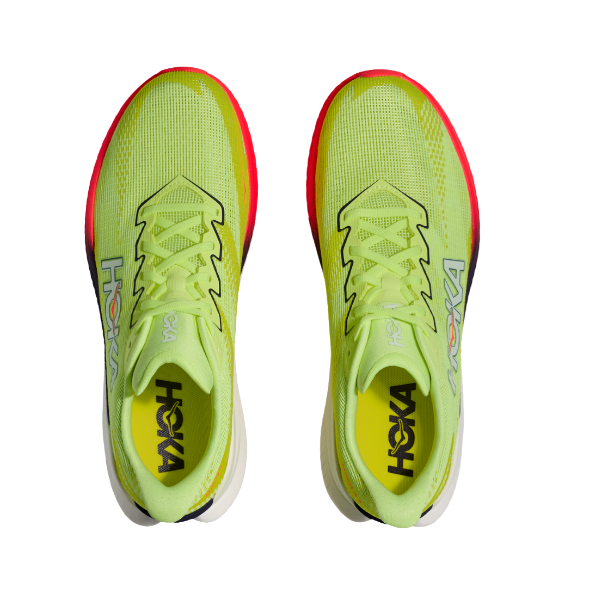 Hoka One One Mach X 3 Neon Yuzu Squid Ink