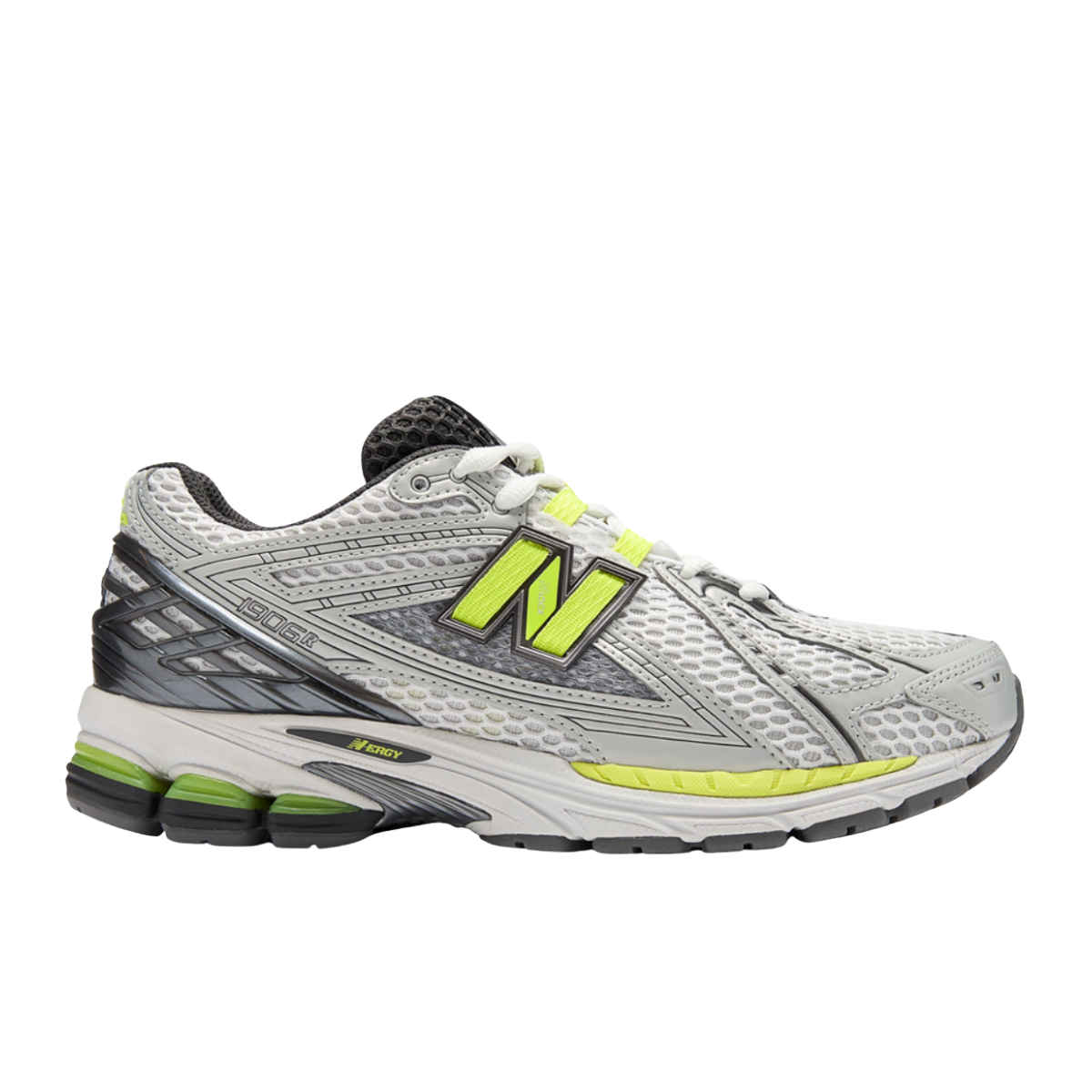 New Balance 1906R Light Silver Metallic Alkaline Green