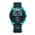 Swatch x Omega Bioceramic Moonswatch Mission On Earth Polar Lights