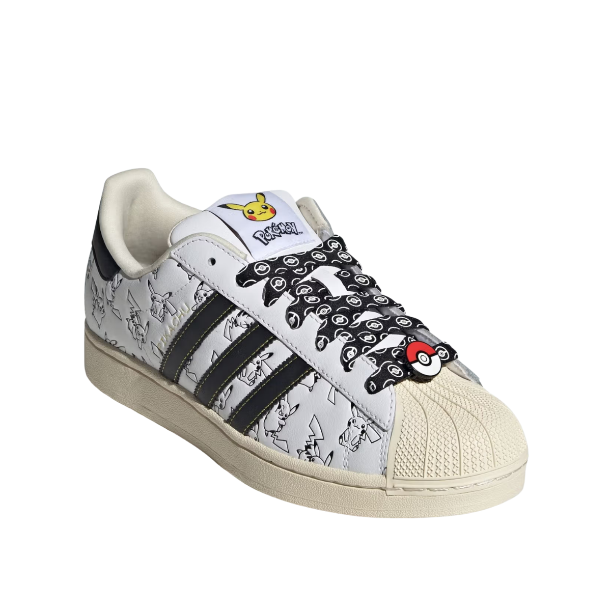 Adidas Superstar Pokémon Pikachu White