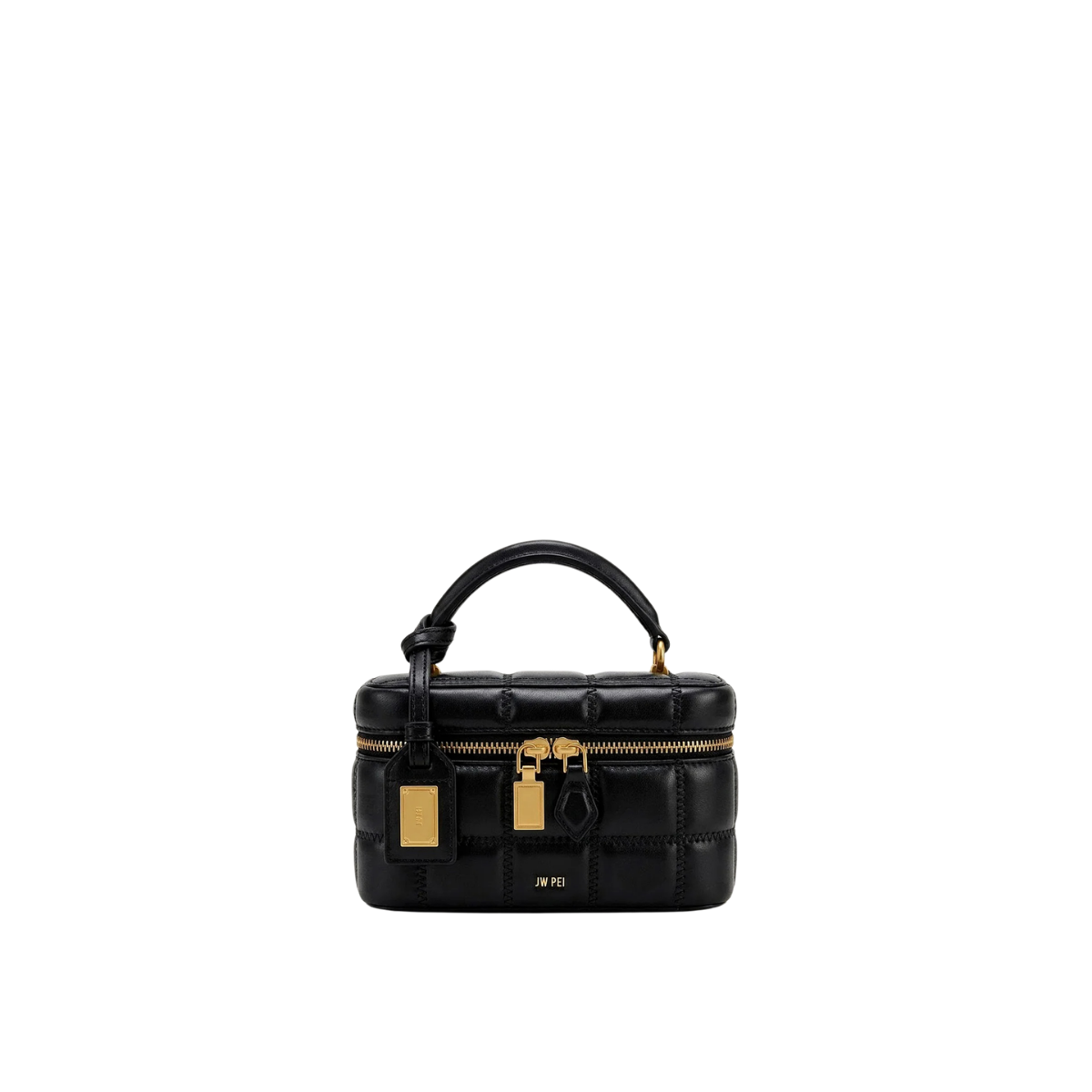 Jw Pei Cleo Box Shape Top Handle Bag Black
