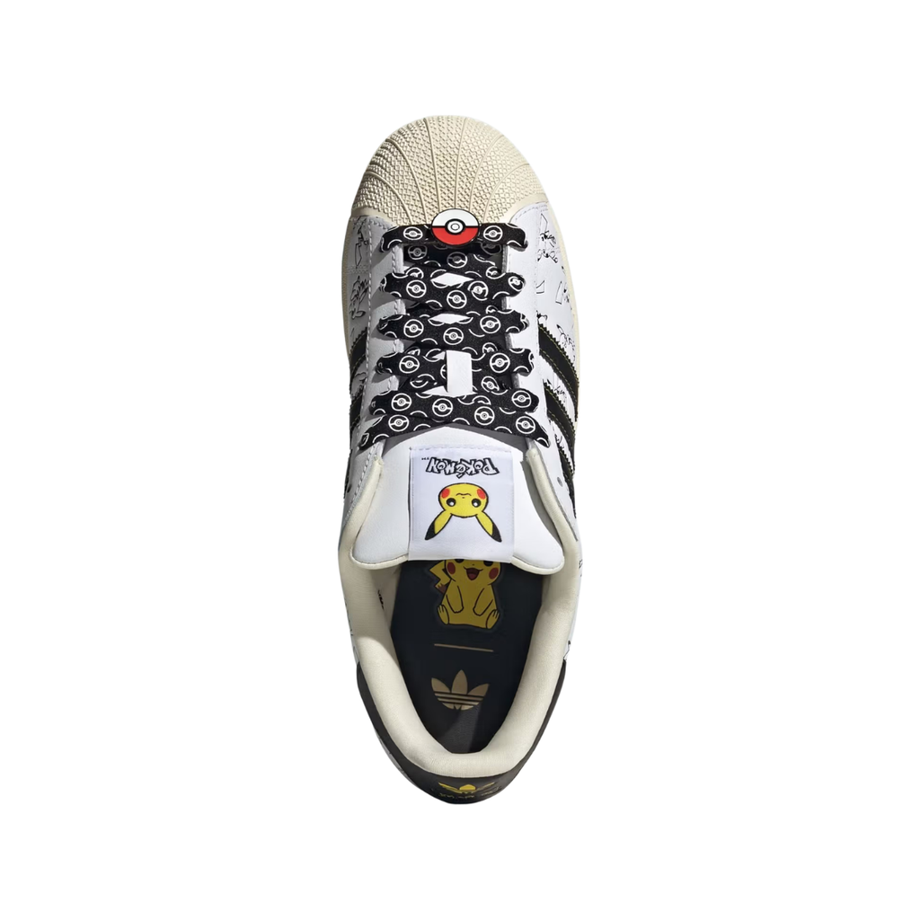 Adidas Superstar Pokémon Pikachu White