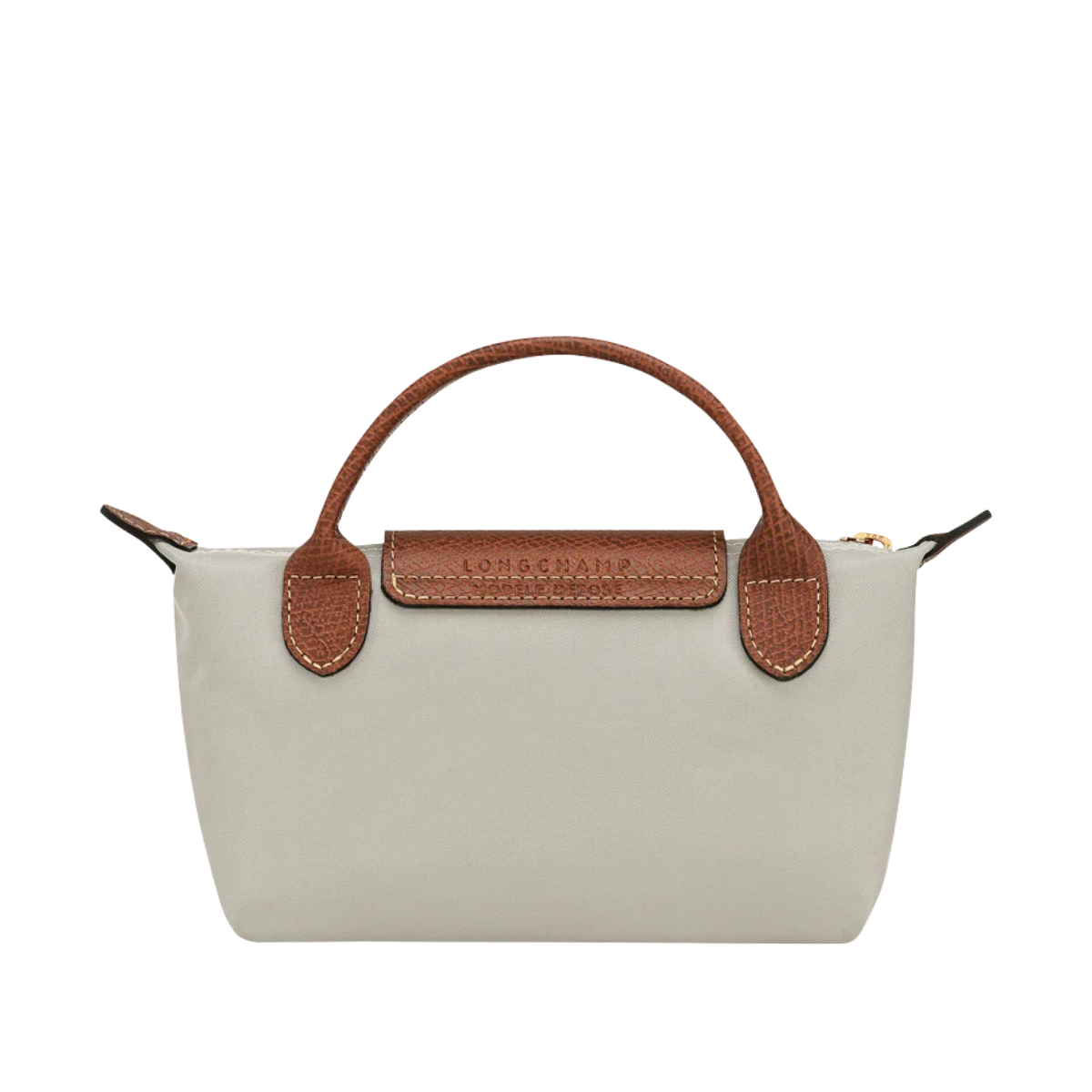Longchamp Le Pliage Original Pouch with handle Pebble
