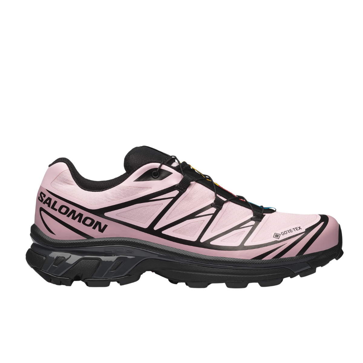 Salomon XT-6 Gore-Tex Black Icy Pink Dawn Pink sneakers