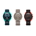 Swatch x Omega bioceramic moonswatch mission to earth set of 3
