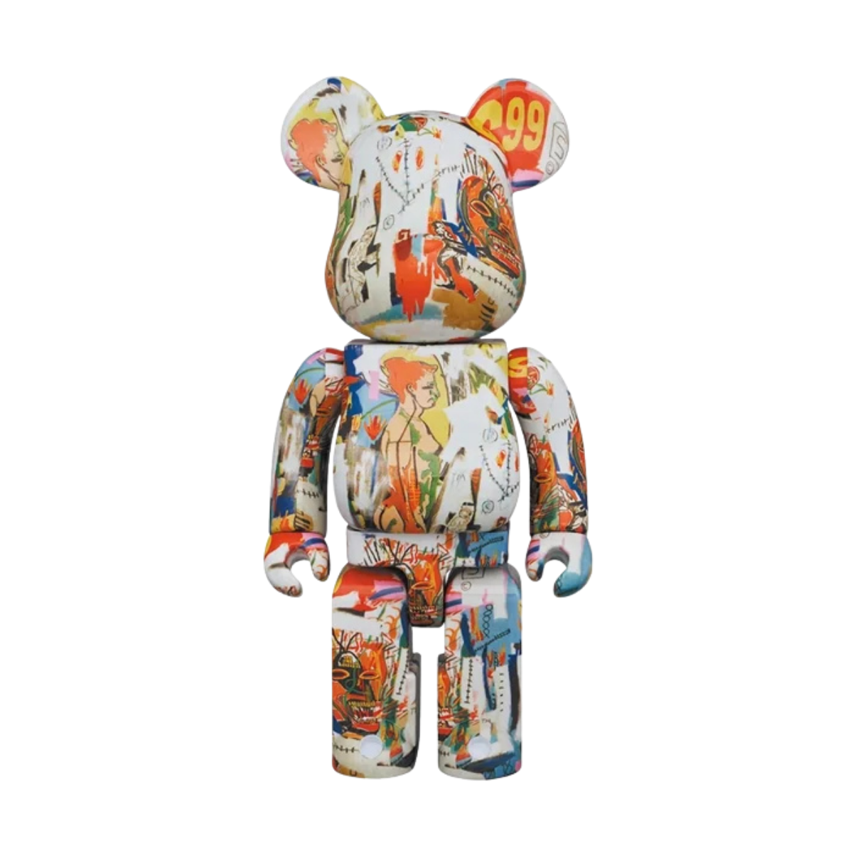 Bearbrick Andy Warhol x JEAN-MICHEL BASQUIAT #4 1000%