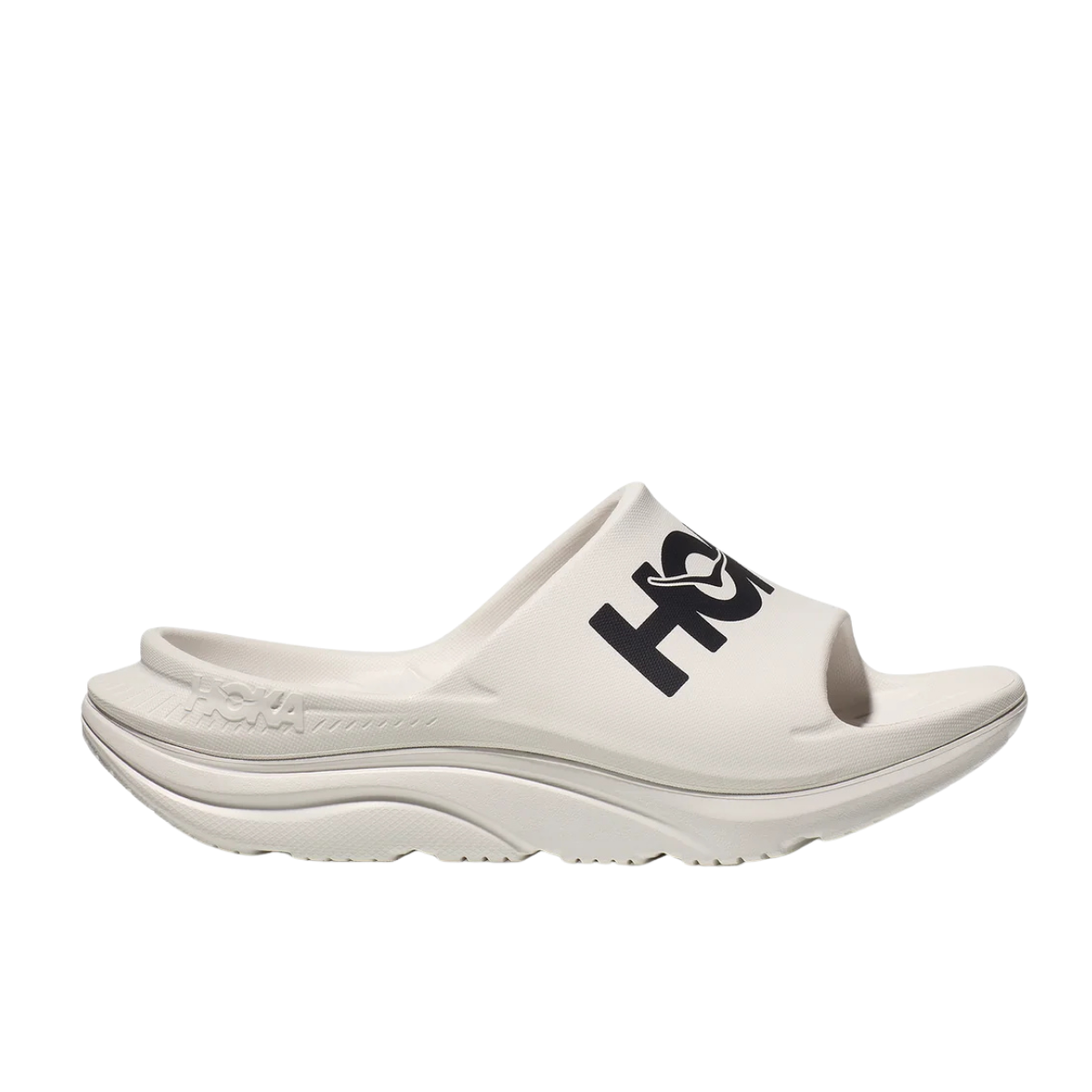 Hoka One One Ora Athletic Slide White Black