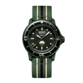 Swatch x Blancpain Bioceramic Scuba Fifty Fathoms GREEN ABYSS