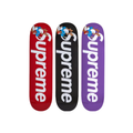 Supreme Smurfs Skateboard Red-Purple-Black Set