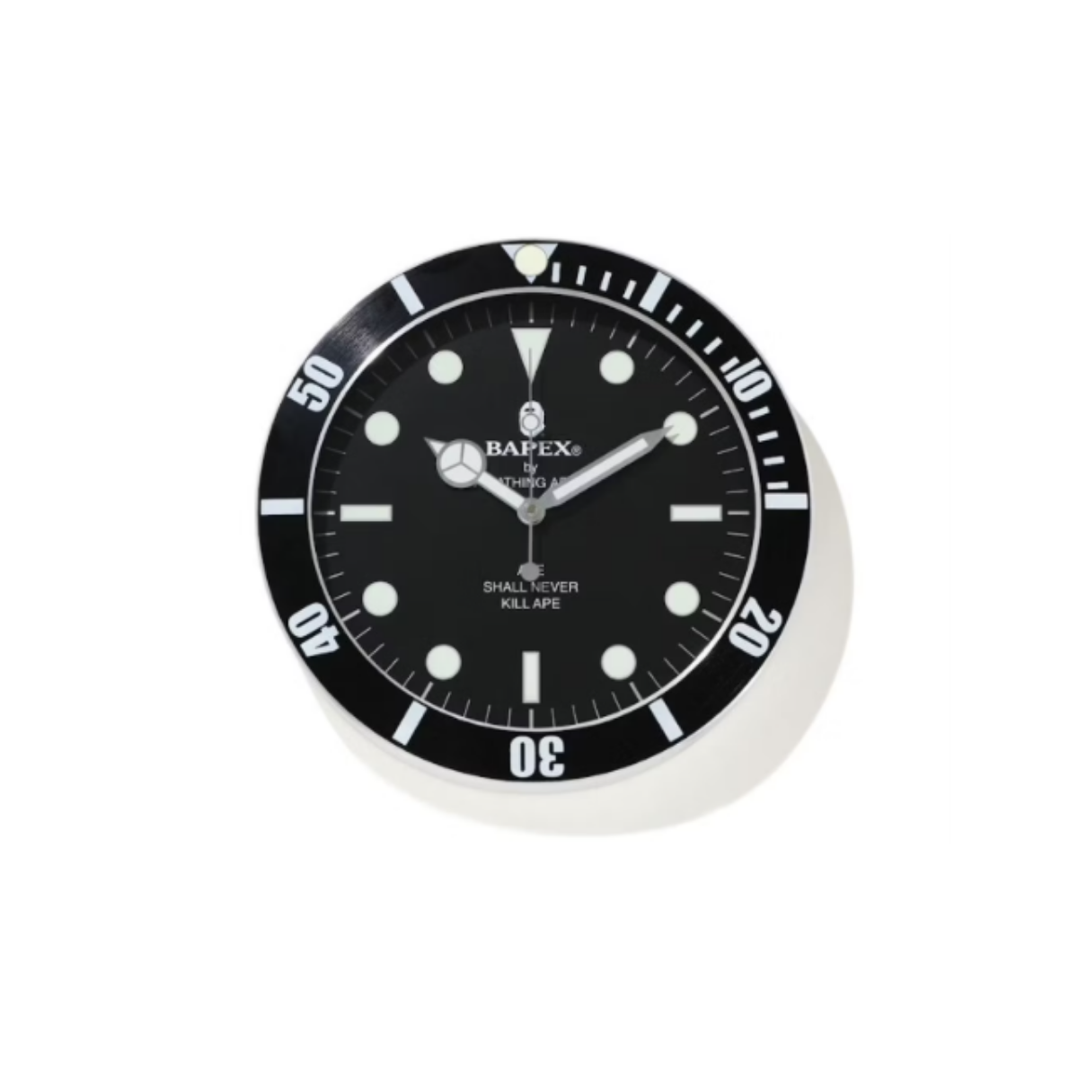 BAPE X Wall Clock Black