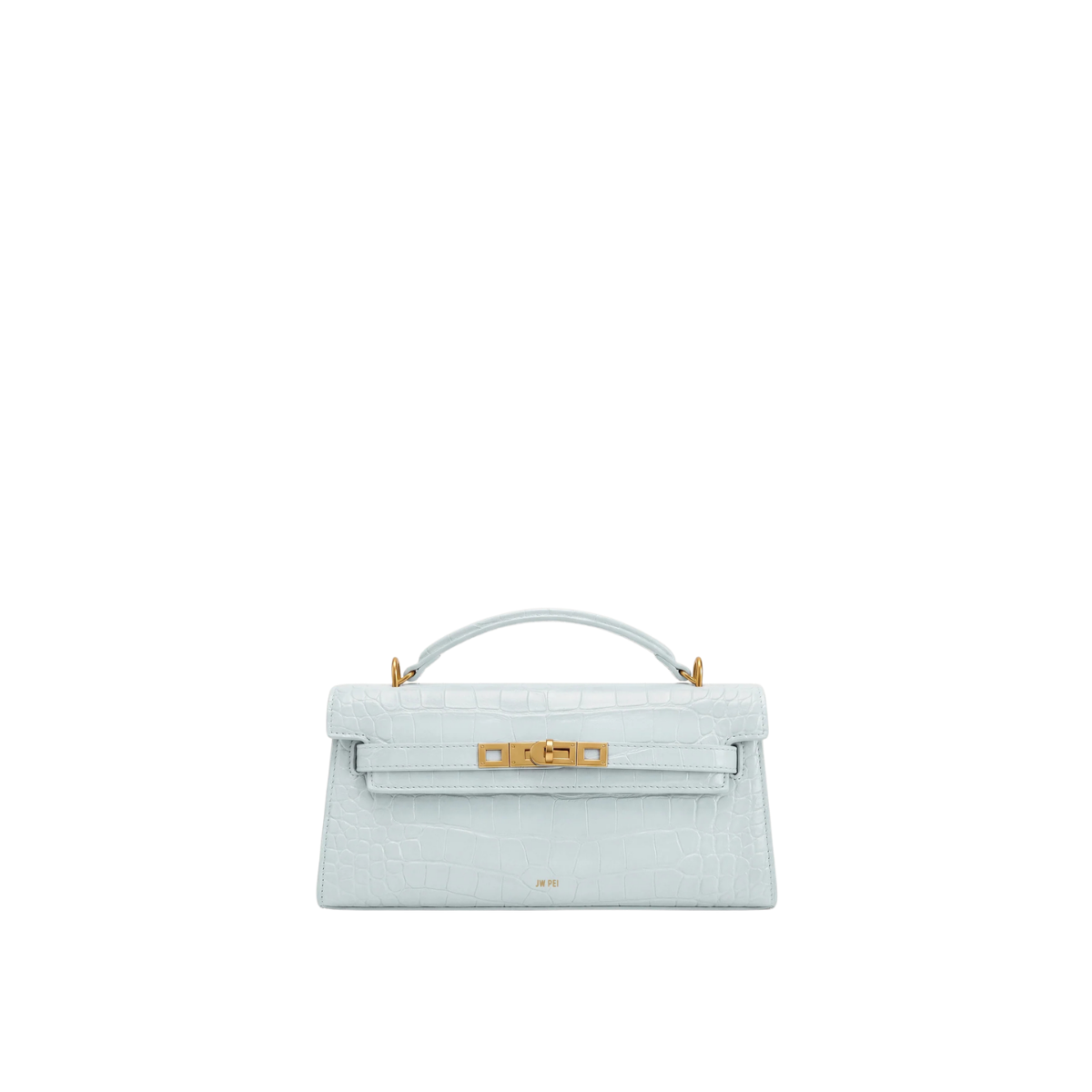Jw Pei Noor Top Handle Bag Blue Croc