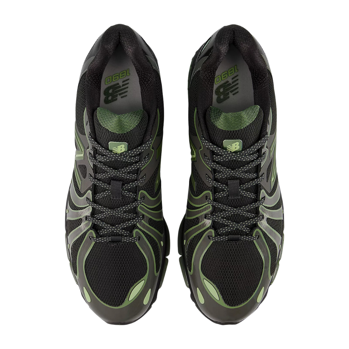New Balance 1890 Faded Black Utility Green