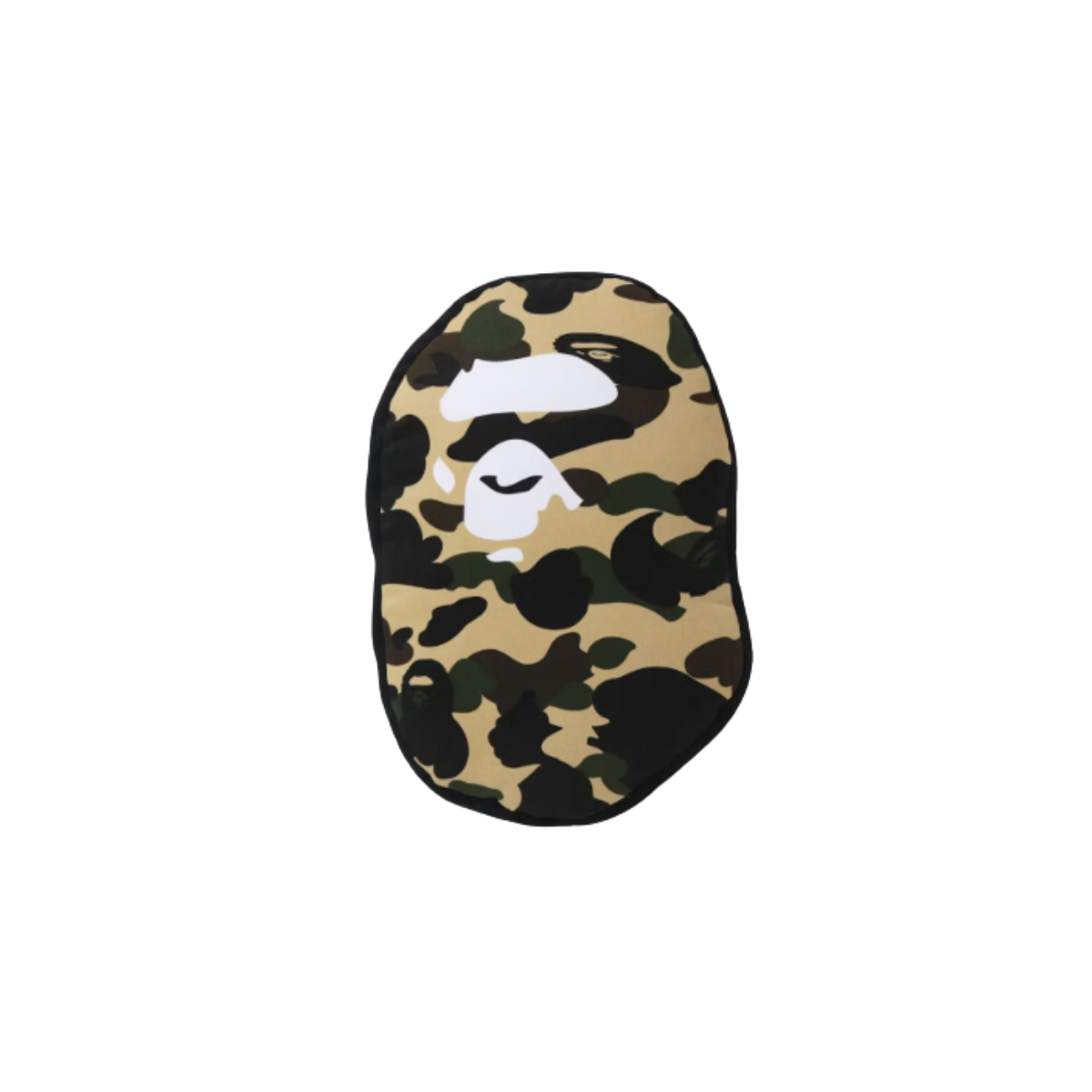 BAPE 1st Camo Ape Head Cushion Yellow