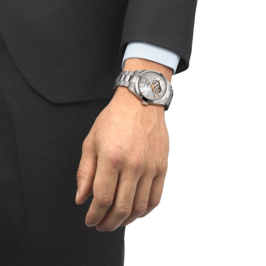 Tissot Gentleman Open Heart 40Mm T1274071103101