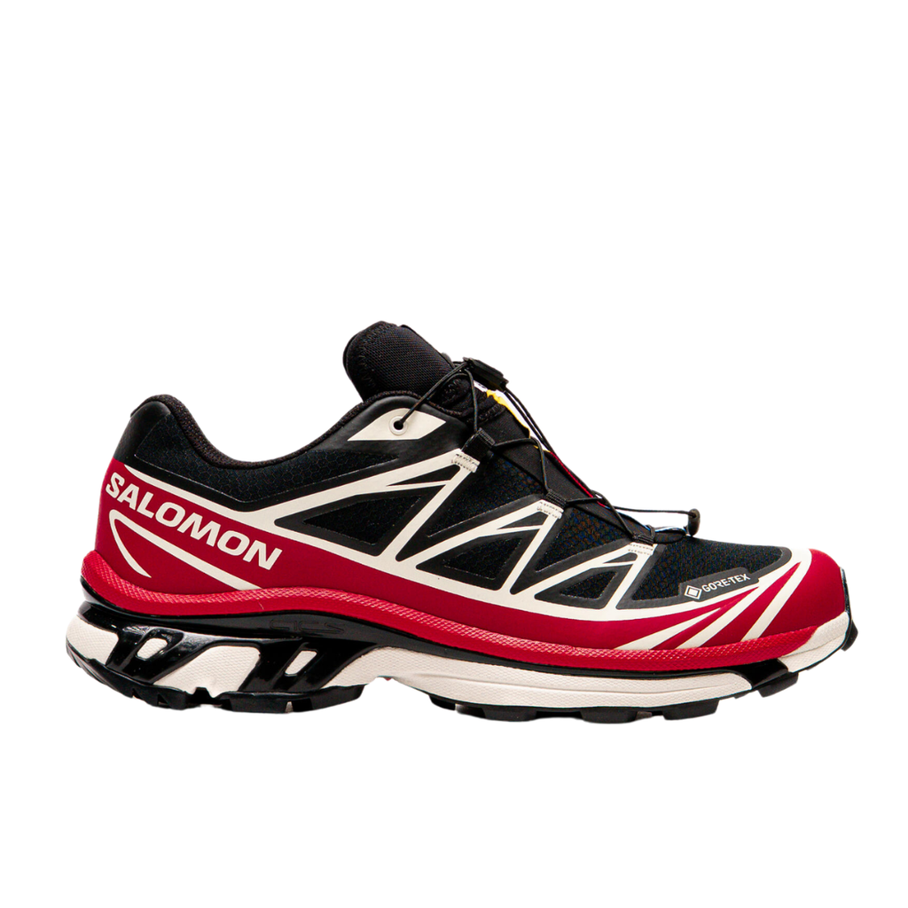 Salomon XT-6 Gore-Tex Black Flame Scarlet