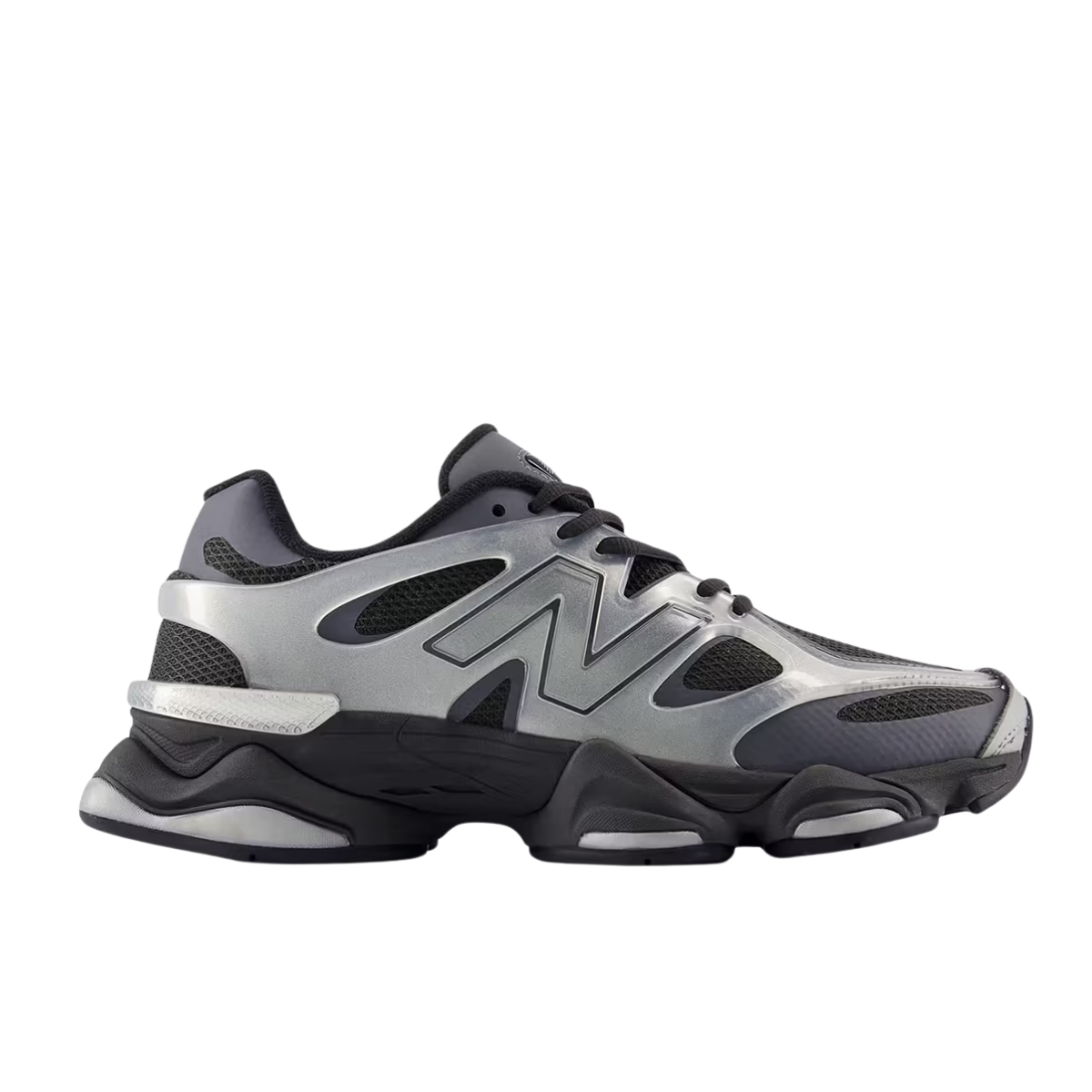 New Balance 9060 X Silver Metallic Black Cement