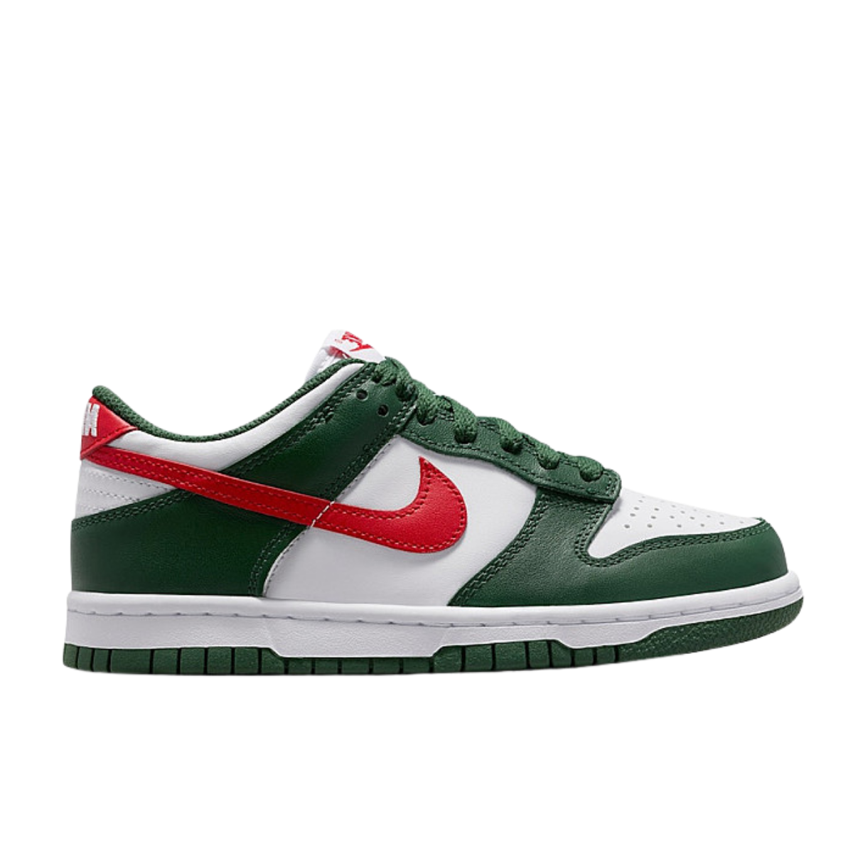 Nike Dunk Low Fir White University Red (GS)