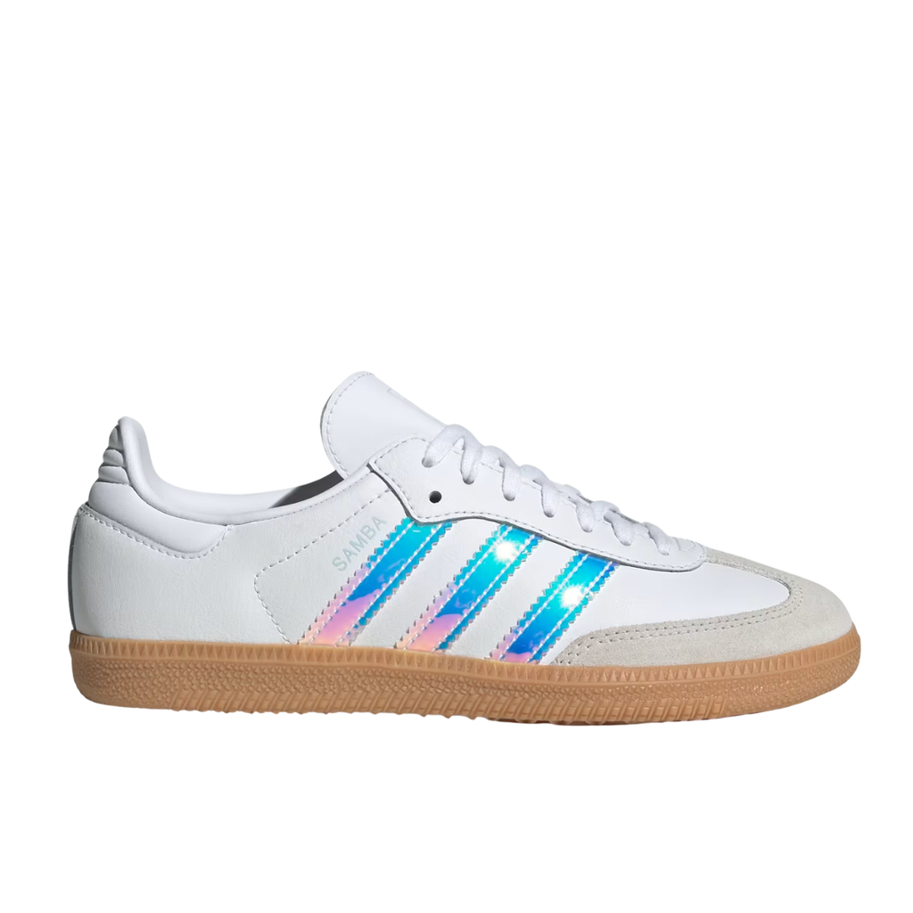 Adidas Samba OG White Iridescent Stripes (GS)