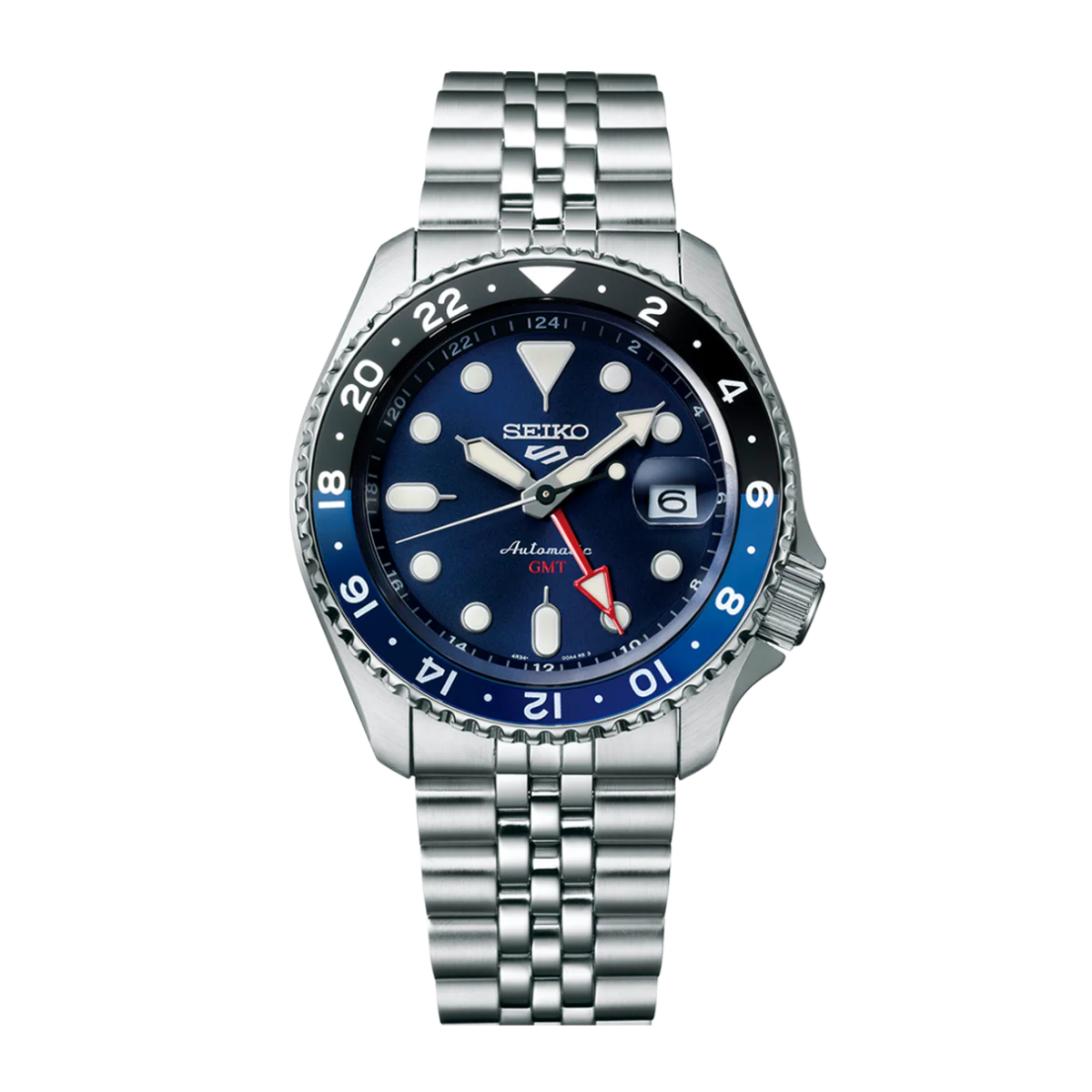Seiko 5 Sports Blueberry Gmt Skx Re-Interpretation - Blue - SSK003K1