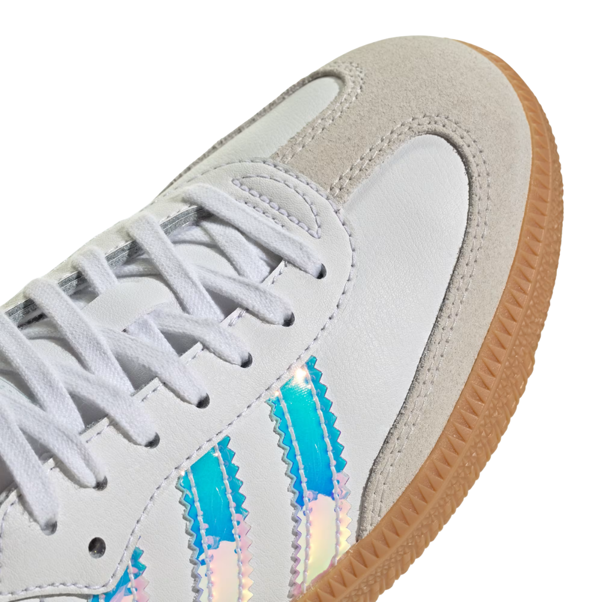 Adidas Samba OG White Iridescent Stripes (GS)