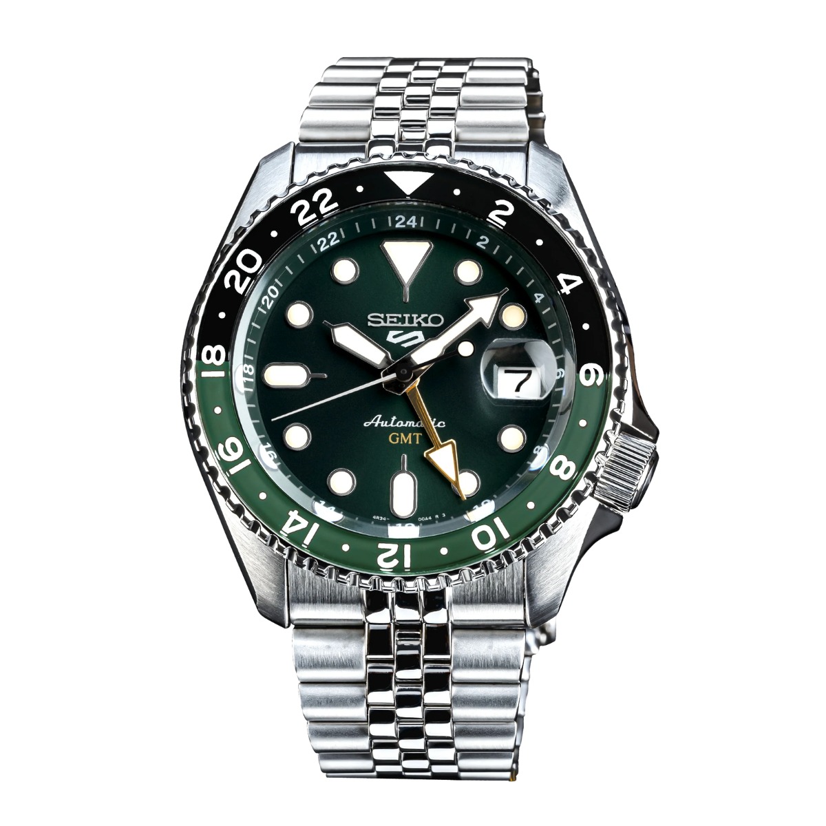 Seiko 5 Sports Skx Gmt Bi-Colour Green - Green - SSK035K1