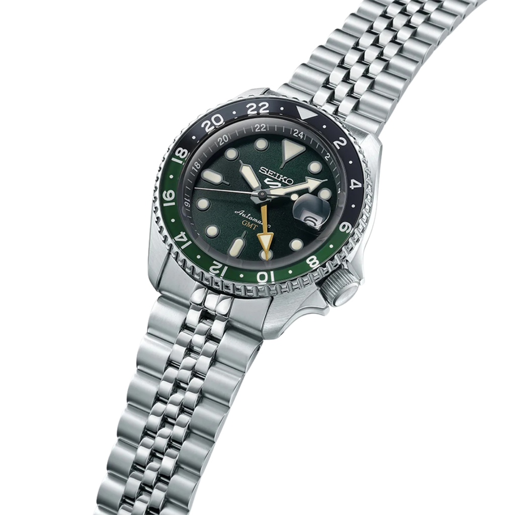 Seiko 5 Sports Skx Gmt Bi-Colour Green - Green - SSK035K1