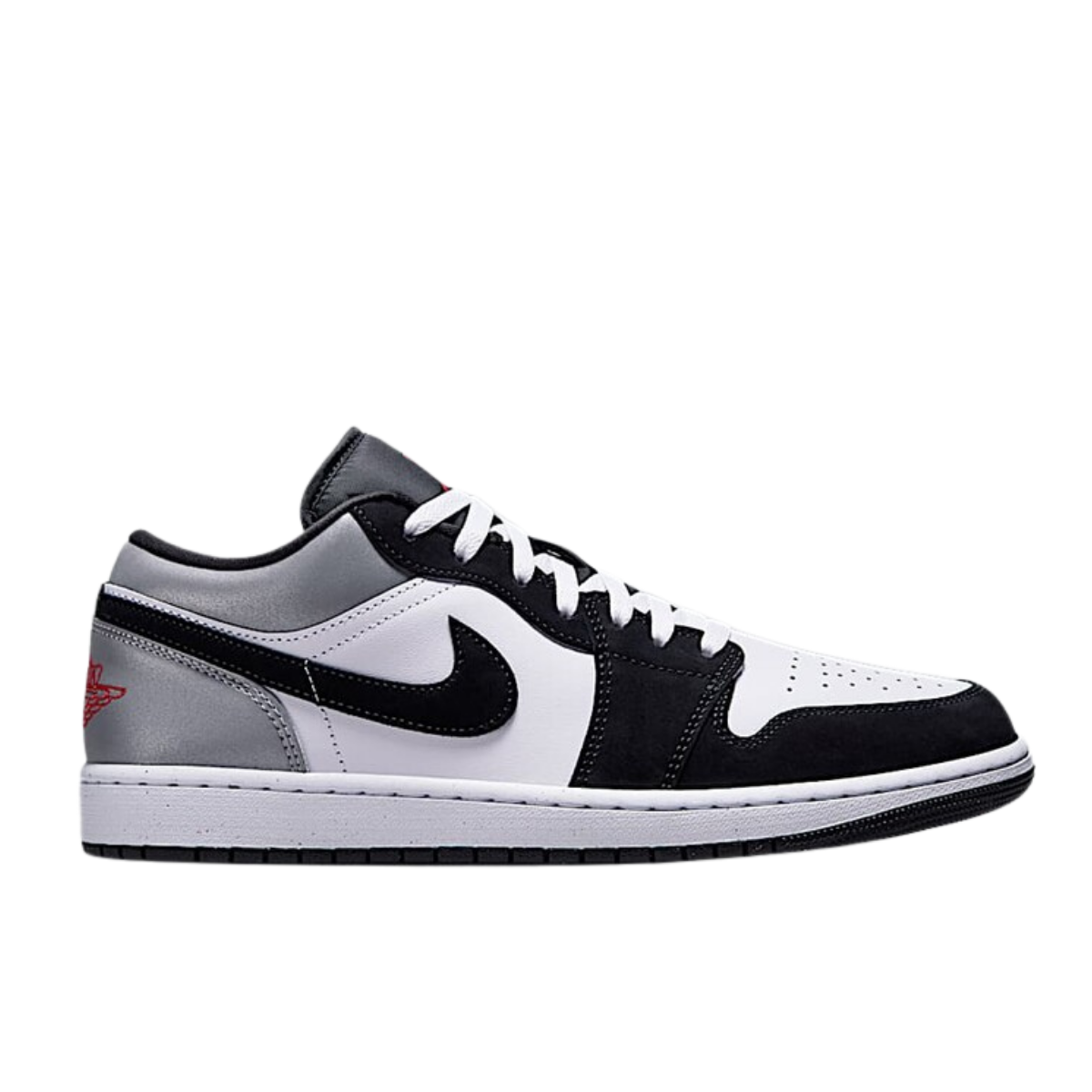 Jordan 1 Low SE White Fire Red Black Matte Silver