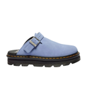 Dr Marten Zebzag Suede Casual Slingback Platform Mules CORNFLOWER BLUE