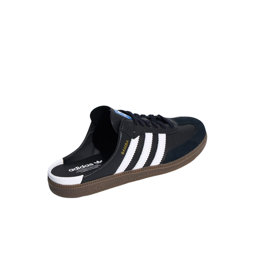 Adidas Samba Mule Black White Gum, women's