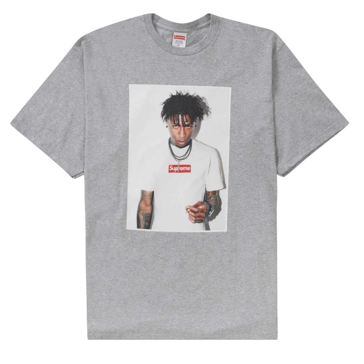 Supreme NBA Youngboy Tee Heather Grey