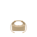 Jw Pei Ellie Metal Ring Embellished Top Handle Bag Beige