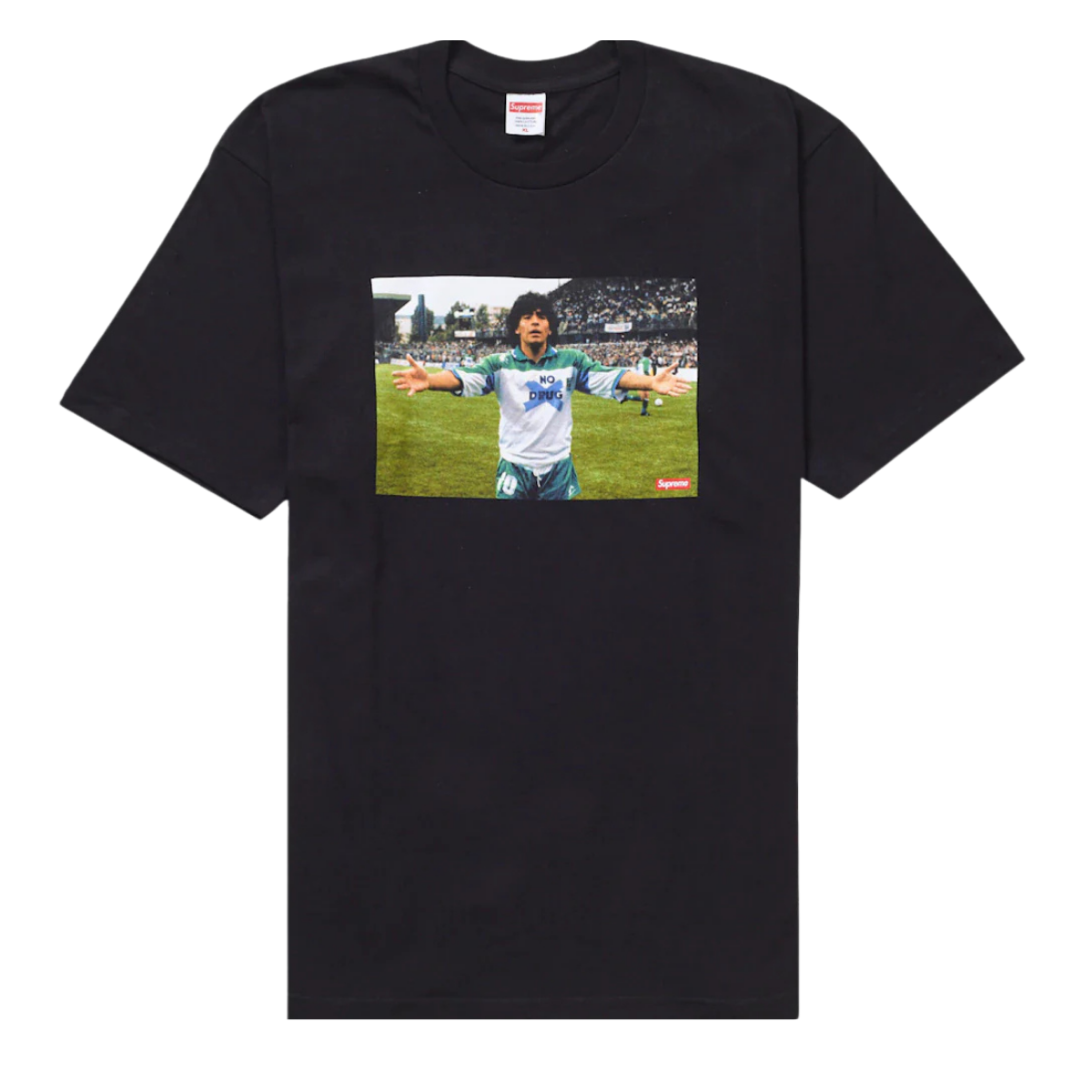 Supreme Maradona Tee Black