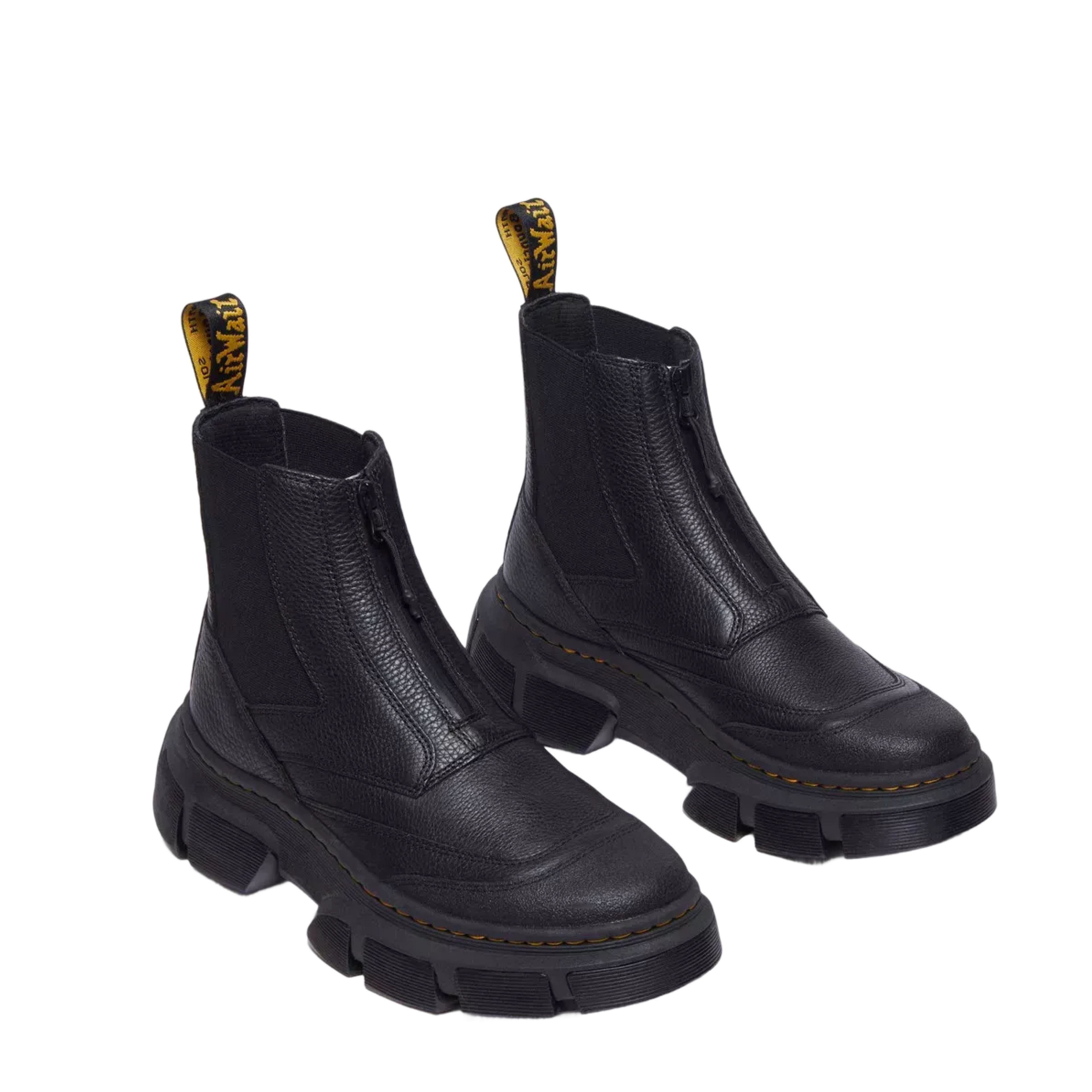 Dr Marten DMXL Zip Leather Chelsea Boots Black