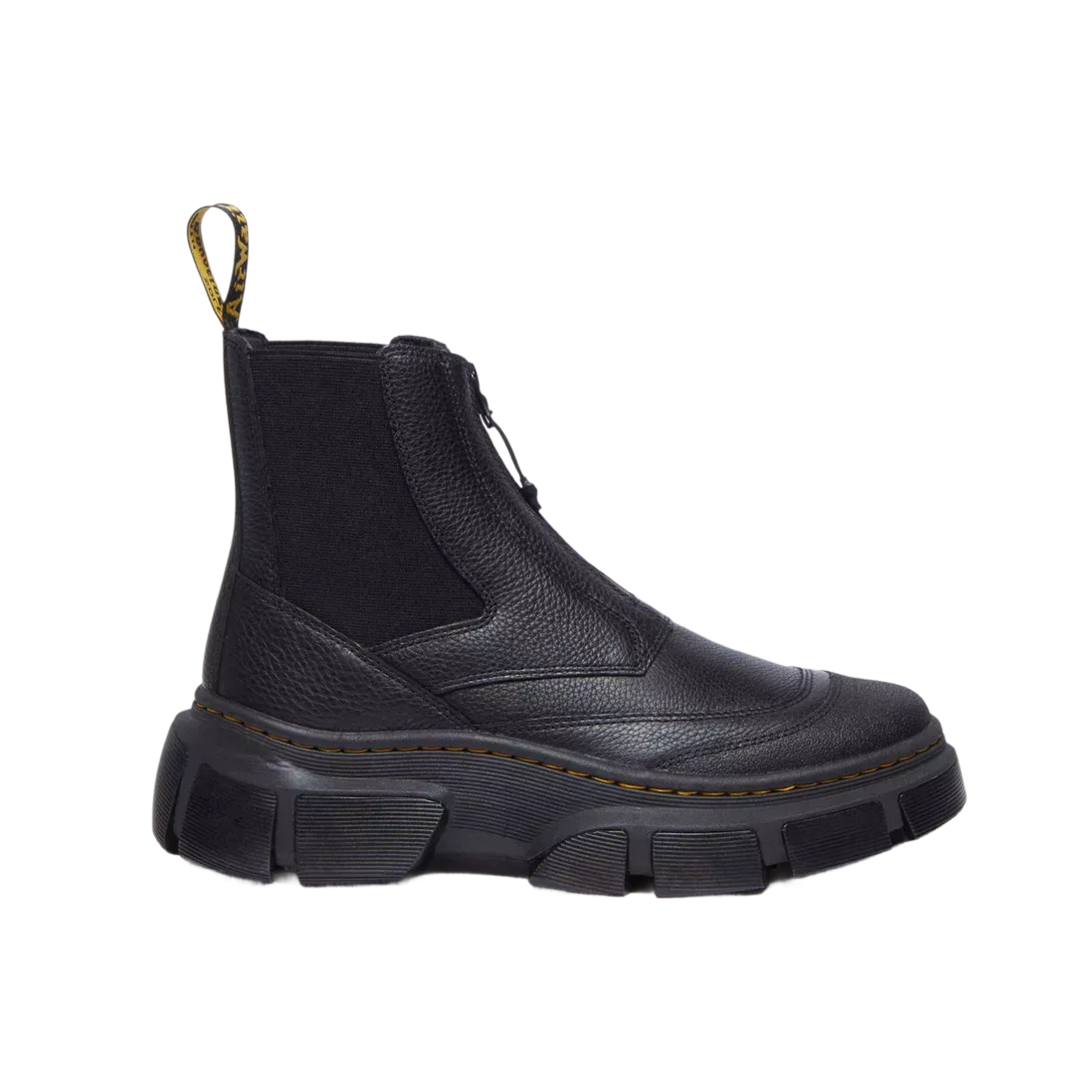 Dr Marten DMXL Zip Leather Chelsea Boots Black