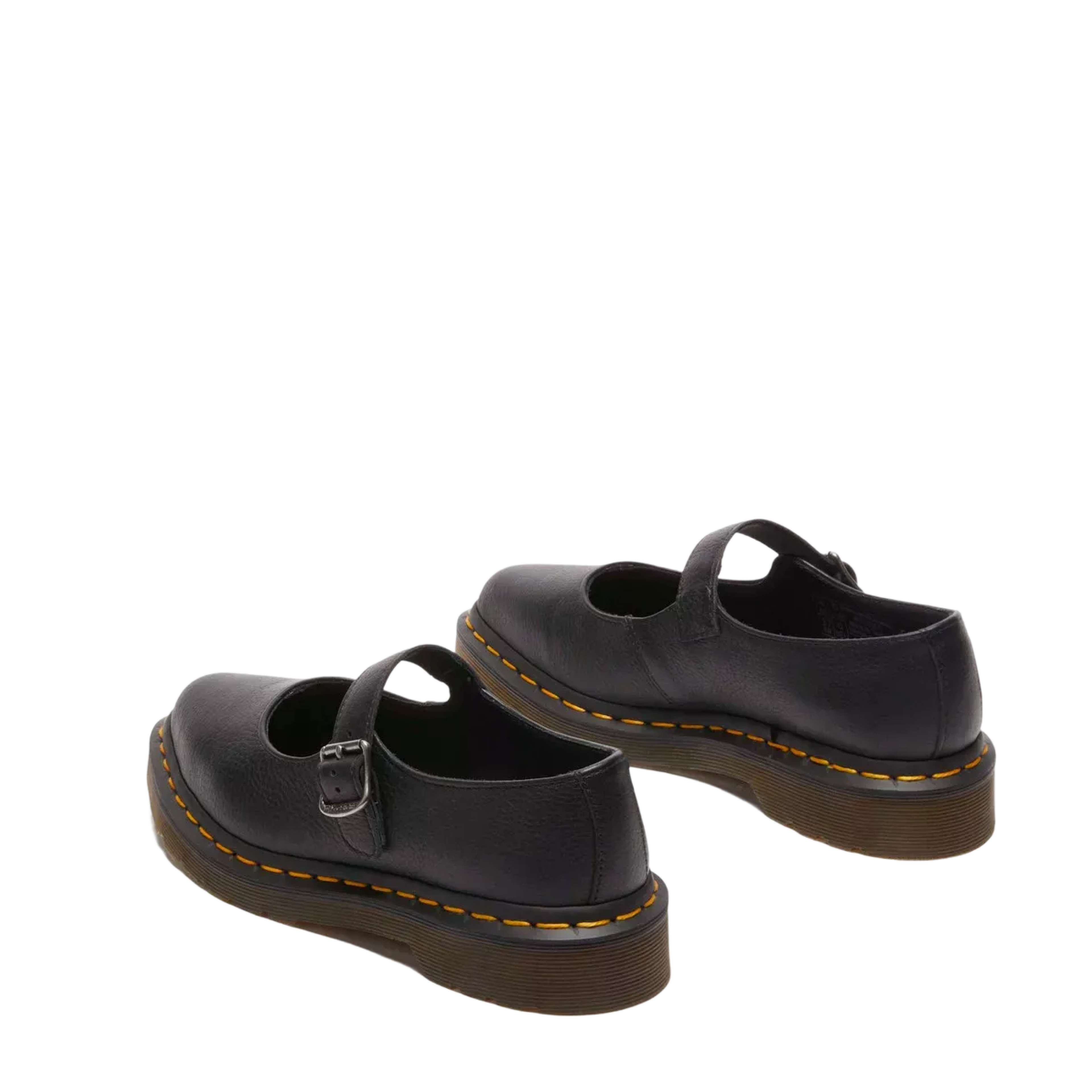 Dr Marten Elphie Virginia Leather Mary Jane Shoes Black
