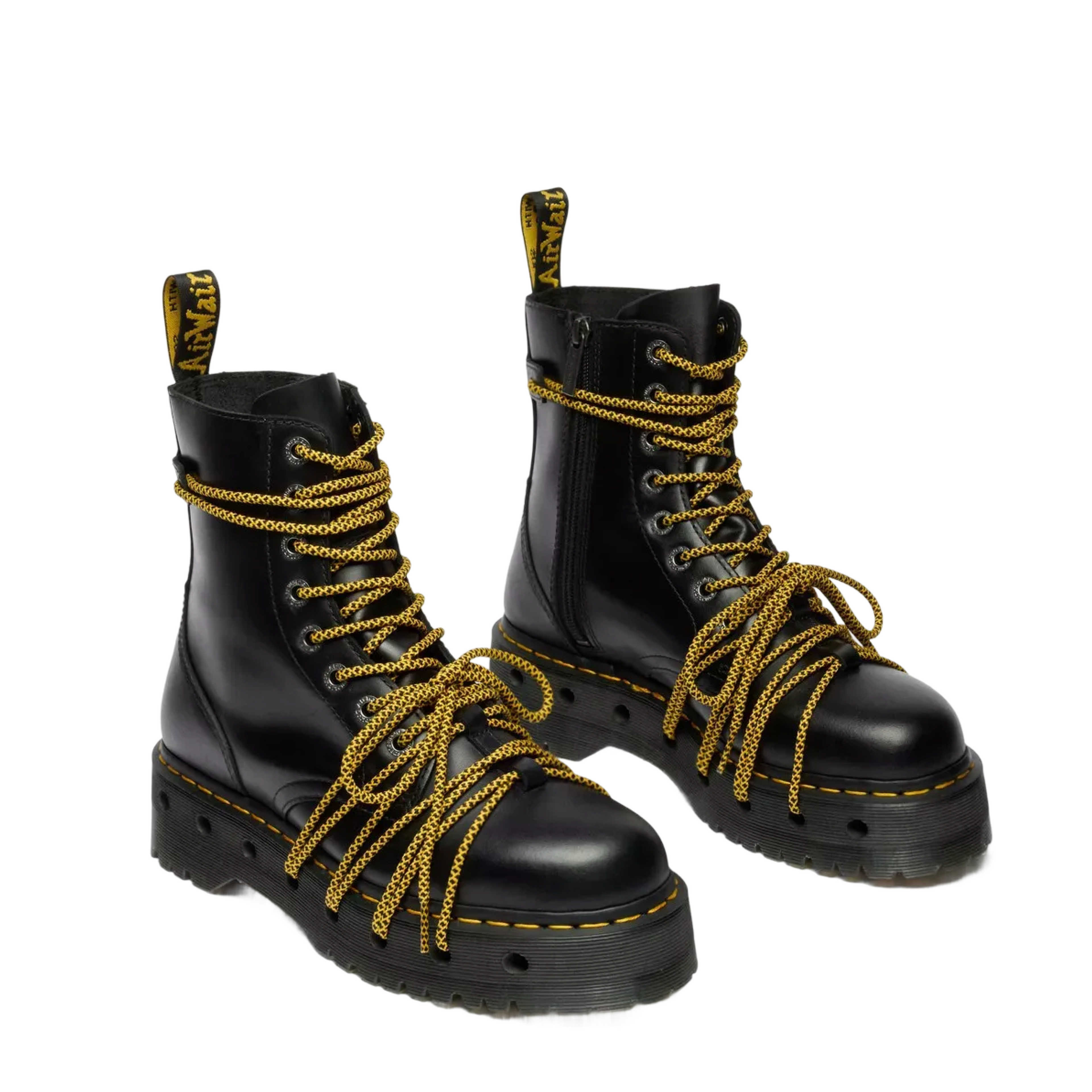 Dr Marten JADON XL Leather Platform Boots Black