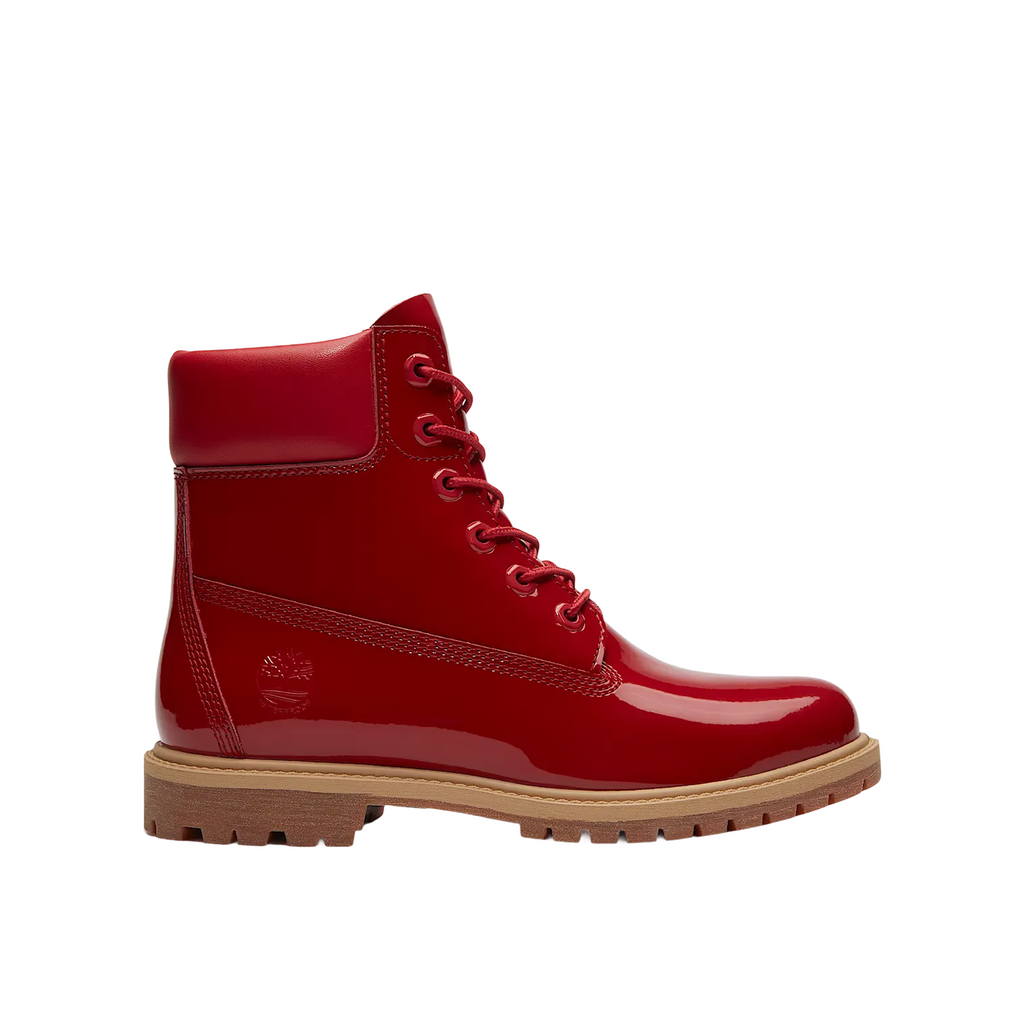 Timberland Patent Leather Premium 6-Inch Waterproof Boot Red (W)