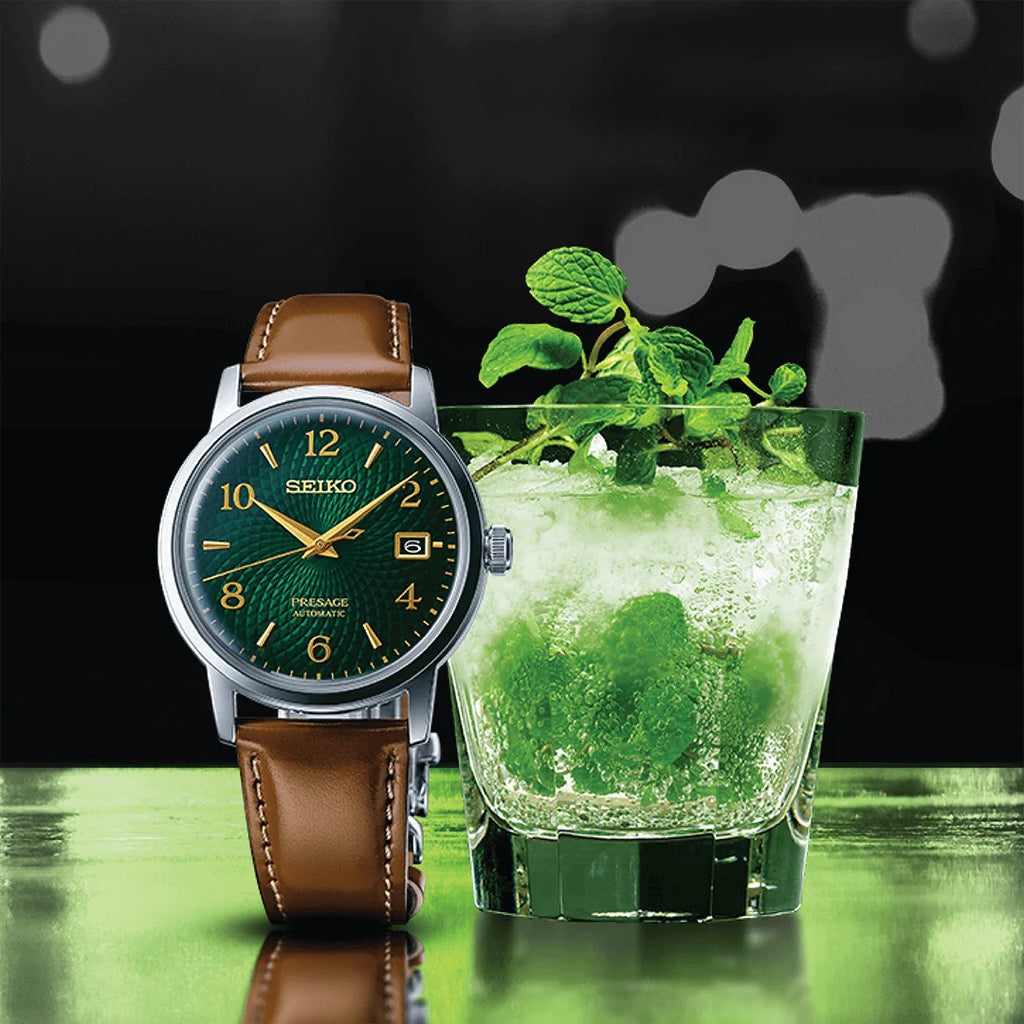 Seiko Presage Cocktail Time 'Mojito' Watch - Green - SRPE45J1