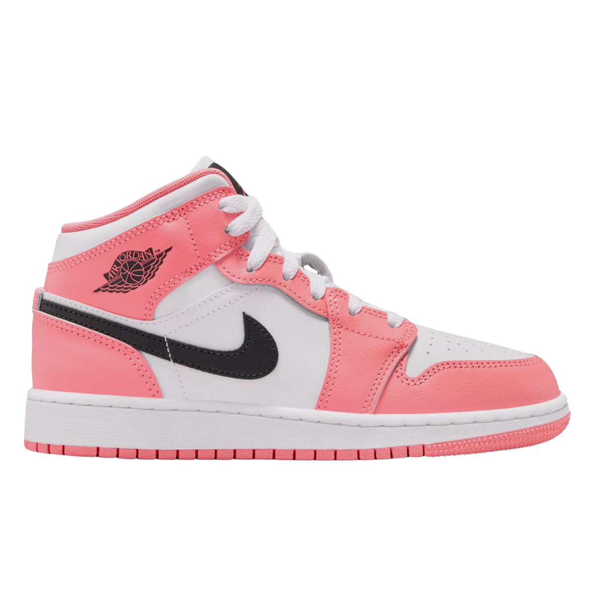 Jordan 1 Mid Pink Gaze GS