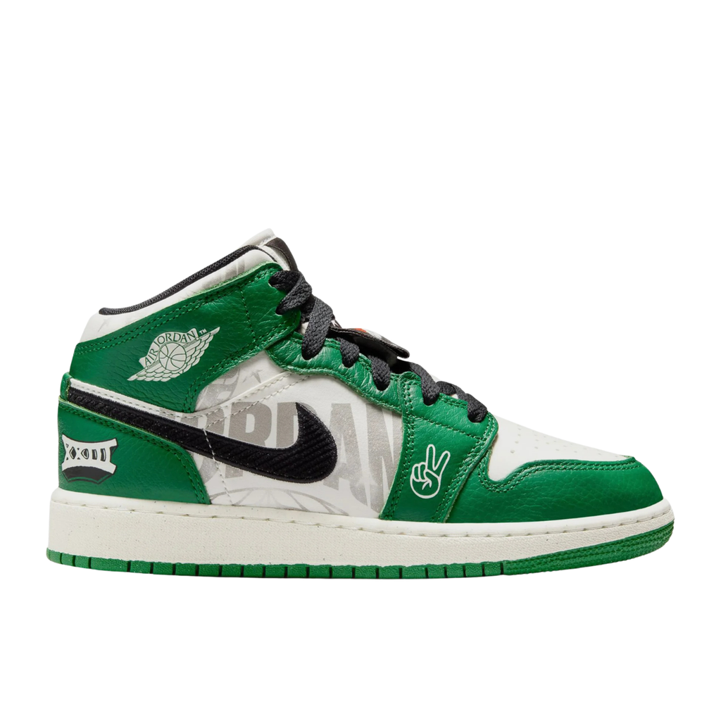 Jordan 1 Mid SE Overbranded GS