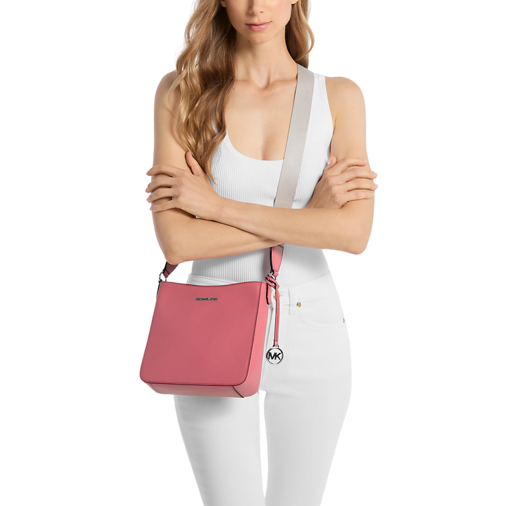 Michael Kors Jet Set Travel Small Messenger Bag Hibiscus