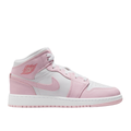 Jordan 1 Mid Pink Foam Fire Red GS