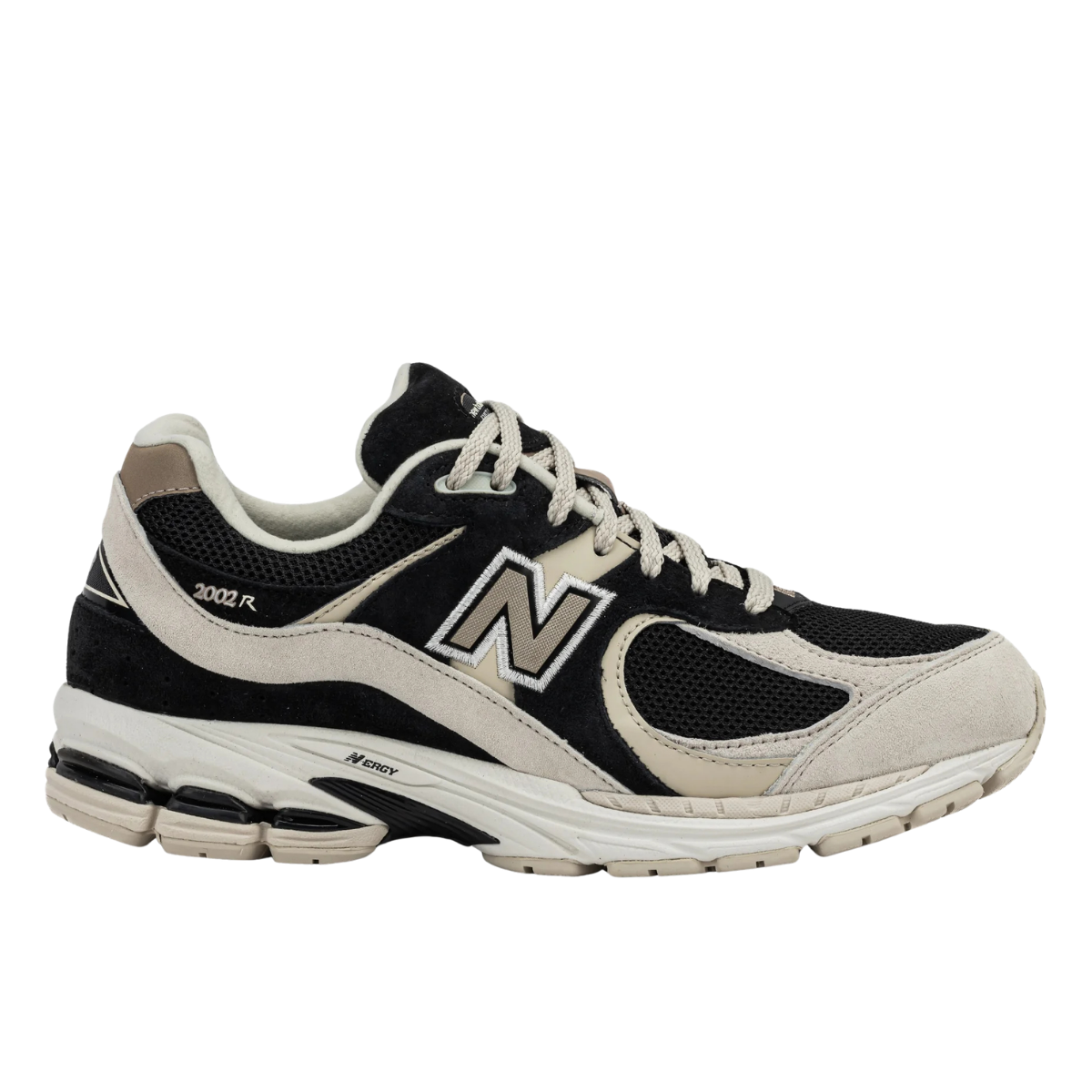 New Balance 2002R Black Beige Tan