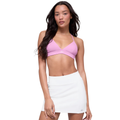 Alo Yoga Women's Splendor Bra Candy Heart Pink White