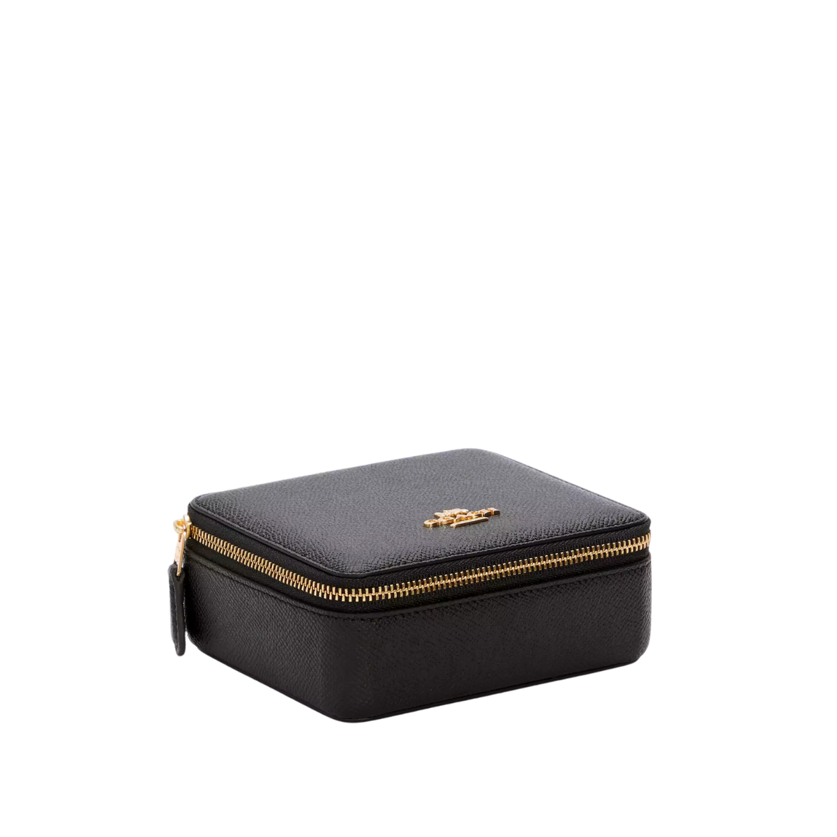 Coach Large Jewelry Box Gold Black