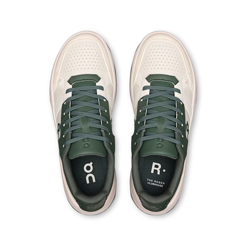 On Running The Roger Clubhouse White Olive