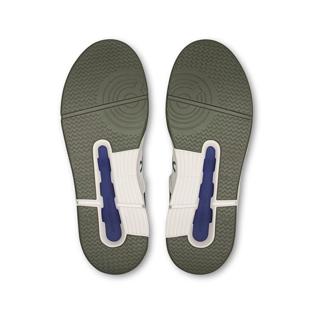 On Running The Roger Clubhouse White Olive