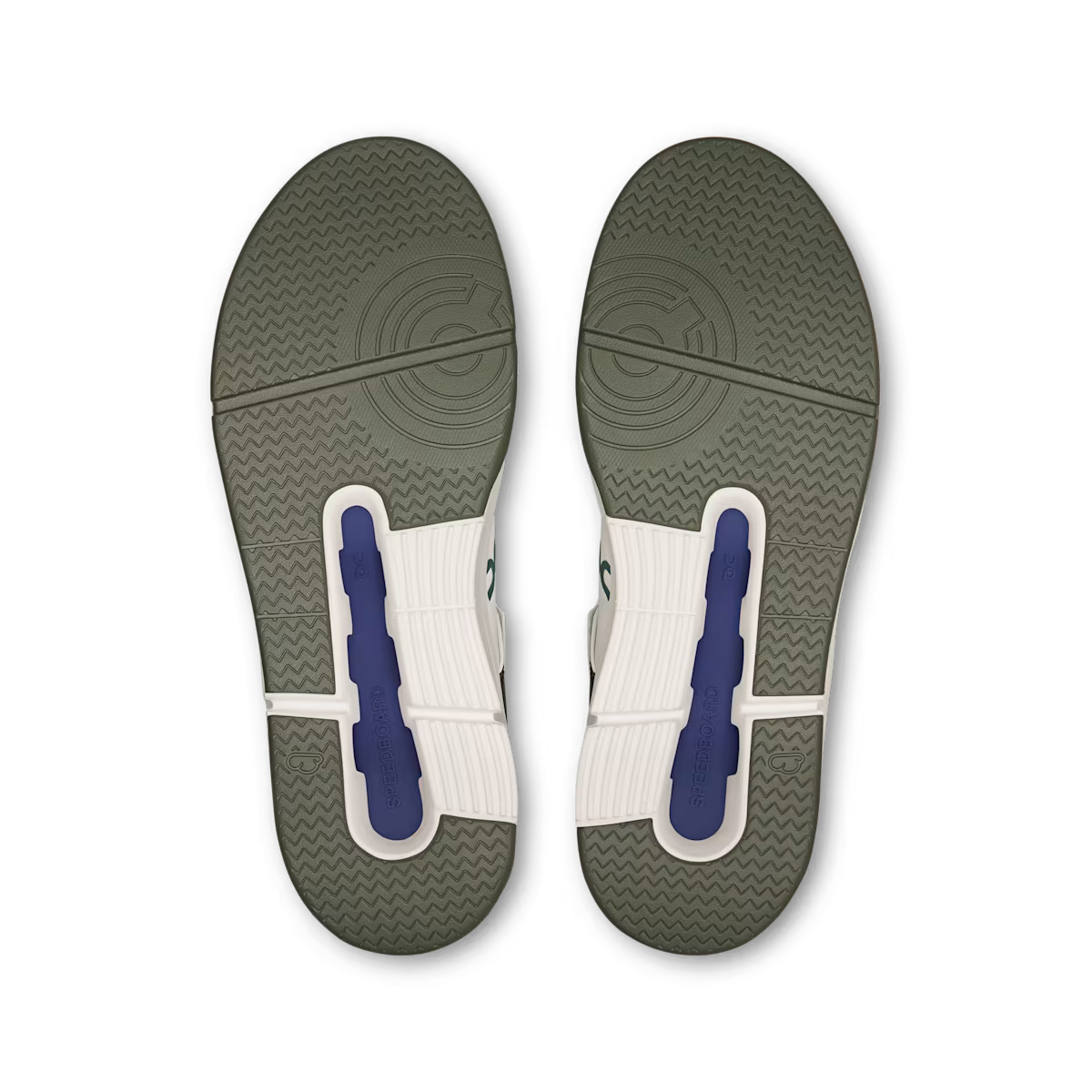 On Running The Roger Clubhouse White Olive