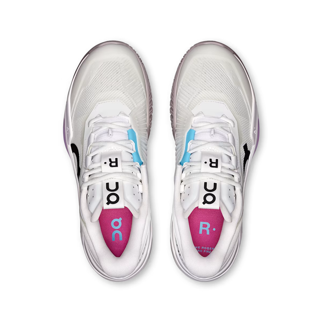 On Running The Roger Pro Fire White Pink